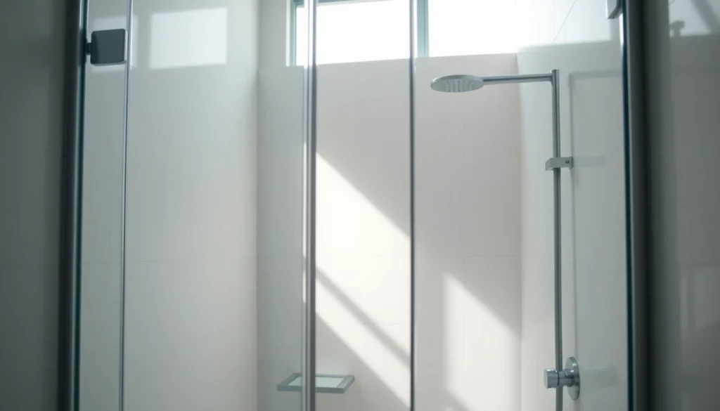 Admire douches à l'italienne with sleek glass panels and elegant tile designs.