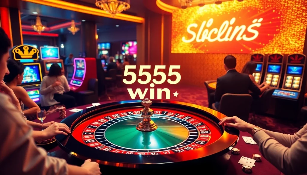 Experience the thrill of winning at the casino with 555 win roulette table excitement.