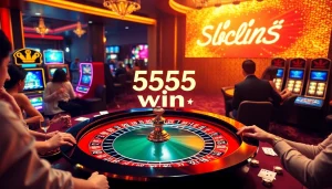 Experience the thrill of winning at the casino with 555 win roulette table excitement.