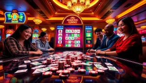 Pengalaman demo slot Mahjong yang menarik dengan grafis yang hidup dan pemain yang antusias.