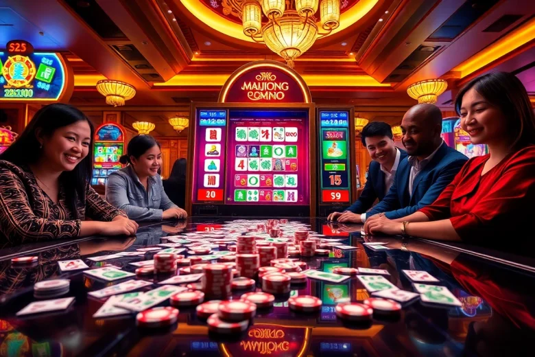 Pengalaman demo slot Mahjong yang menarik dengan grafis yang hidup dan pemain yang antusias.