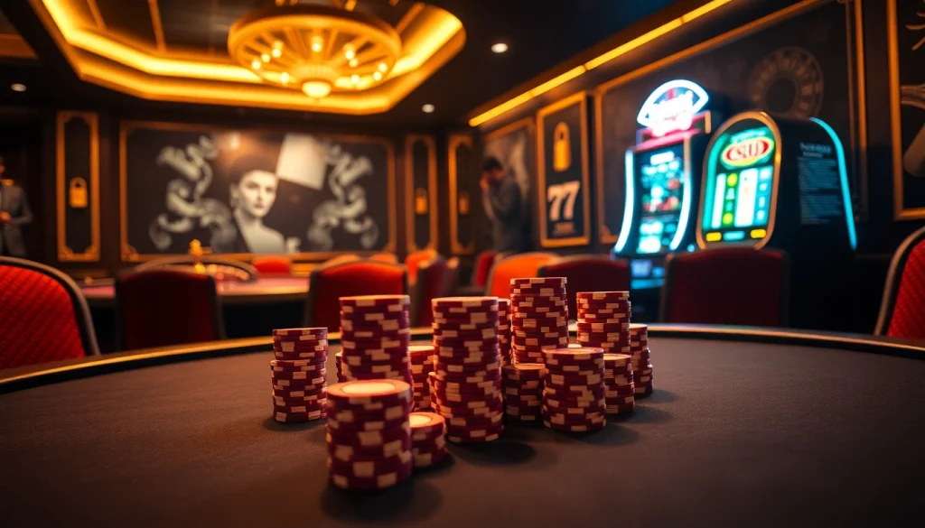 Engaging poker players strategizing on the hidden wiki dark web concept in a luxurious casino setting.