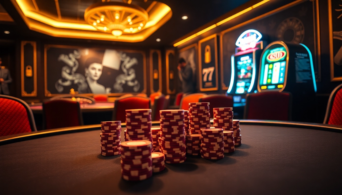 Engaging poker players strategizing on the hidden wiki dark web concept in a luxurious casino setting.