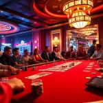 Players showcase their skills at a lively poker table, merging sex ai elements with thrilling casino excitement.