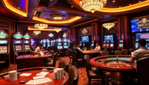 Experience thrilling gameplay at BK8THAI, featuring vibrant slot machines and exciting poker tables.