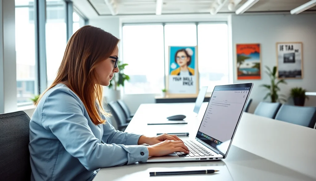 Complete your eta application uk effortlessly with a professional at a modern workspace.