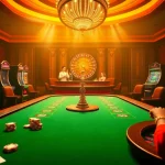 Participez à l'excitation du casino en ligne France à une table de jeu virtuelle de luxe avec des jetons vibrants.
