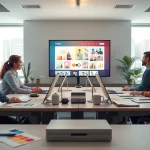 Creating engaging edmonton web design with expert web designers collaborating in a modern workspace.