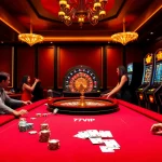 Players enjoying an exciting game at 777VIP casino, showcasing colorful chips and roulette.