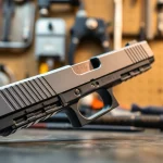 Showcase the Glock 17 Gen 3 MOS OEM Slide highlighting its features and design.