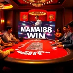 MABAR88 Win dipamerkan di meja poker yang penuh warna dengan sensasi permainan yang dinamis.