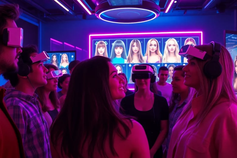 Engaging users with nsfw character AI technology in a vibrant virtual environment.