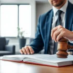 Analyse von Korruption Strafrecht durch einen professionellen Anwalt in Büroumgebung.