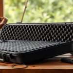 Foam for rifle case showcasing its protective features against hunting gear.