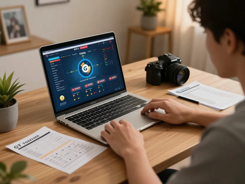 Enjoying strategic gameplay on GTAtogel while managing bets from home.