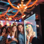 Enjoy capturing moments with a photo booth chicago featuring fun props and vibrant guests.