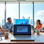 SEO Agency Clearwater team's dynamic collaboration in a bright office setting.