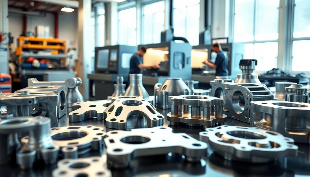 Showcasing precise aluminum prototypes crafted using advanced manufacturing techniques.