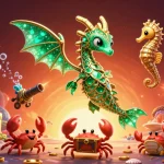Gioca su casino online non AAMS con un drago marino e tesori sottomarini luminosi.