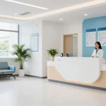Health insurance when you turn 26 is crucial for young adults seeking healthcare services, featuring compassionate doctor consultation in a medical clinic.