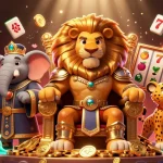 Spin jackpots with EE88's dynamic character scene and engaging gaming elements.