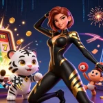 Vivi emozionanti esperienze di gioco con casino non aams, evidenziato da illustrazioni 3D vibranti e dinamiche che mostrano azioni ed emozioni.