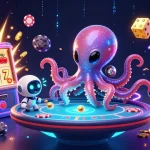 Engage with the best Bonus Buy slots at aboutderbyshire featuring an alien octopus in a space casino.